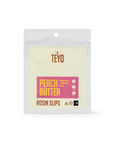 Teyo - X| Teyo | Peach Butter | Rosin Slips | .25g Main Image