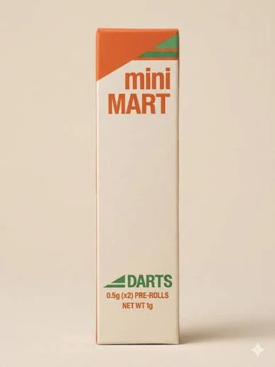 Mini Mart - Black Diesel - 1g Preroll 2pk Main Image