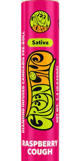 Greenline - [GREENLINE] Diamond Infused Pre-roll - 1g - Raspberry Cough (S) Main Image