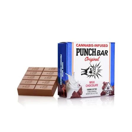 Punch Bar - Milk Chocolate - 100mg Chocolate Bar Main Image