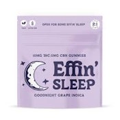 Effin' | 10pk Gummies | Sleep Goodnight Grape 2:1 THC:CBN | 100mg