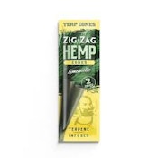 Zig Zag Hemp Cones Limoncello Flavored 2pk