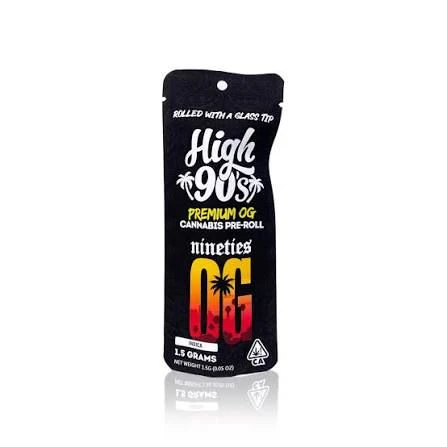 HIGH 90s - High 90's High Roller Prerolls 1.5g Nineties OG Main Image