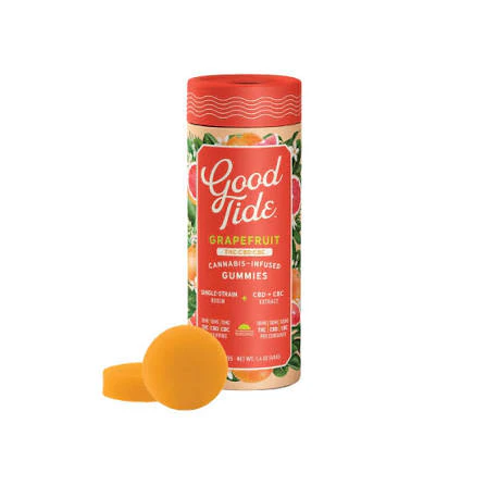 Good Tide - Good Tide Grapefruit Hash Rosin Gummies 1:1:1: THC:CBD:CBC 100mg Main Image