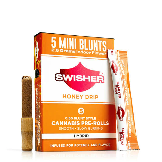 Swisher - Swisher Honey Drip (0.5g x 5pk Infused Mini Blunts) Main Image