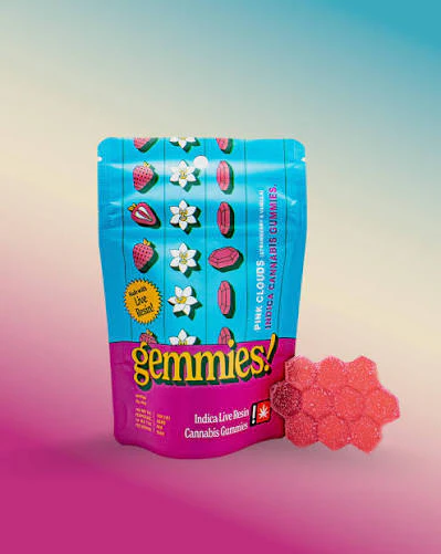 Higher Cultures - HC | Pink Clouds | Gemmies 100mg Indica Live Resin Gummies Main Image