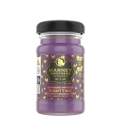 Harney Brothers Cannabis - Harney Brothers - Nighttime Butterfly Lemonade Shot - Beverage - 0.01g - 2oz Main Image