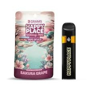 Happy Place - Happy Place - Disposable - Sakura Grape - 2G