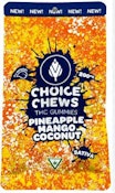 Choice Chews | Pineapple Mango Coconut | THC Gummies | 200mg