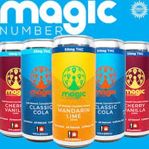 MAGIC NUMBER - MN | Grapefruit | 10mg 1:1 CBG Soda