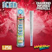 [Iced] Diamond Infused Pre-roll - 1.25g - Rainbow Beltz (I)