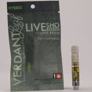 Verdant Leaf - VL | Crimson Tide | 1.0g Indica Rosin + Cured Resin Cartridge