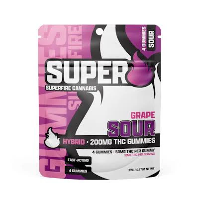 SUPERFIRE - Sour Grape 200mg Adult-Use Main Image
