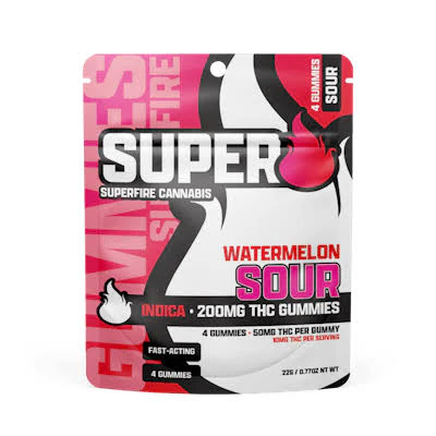SUPERFIRE - Sour Watermelon 200mg Adult-Use Main Image