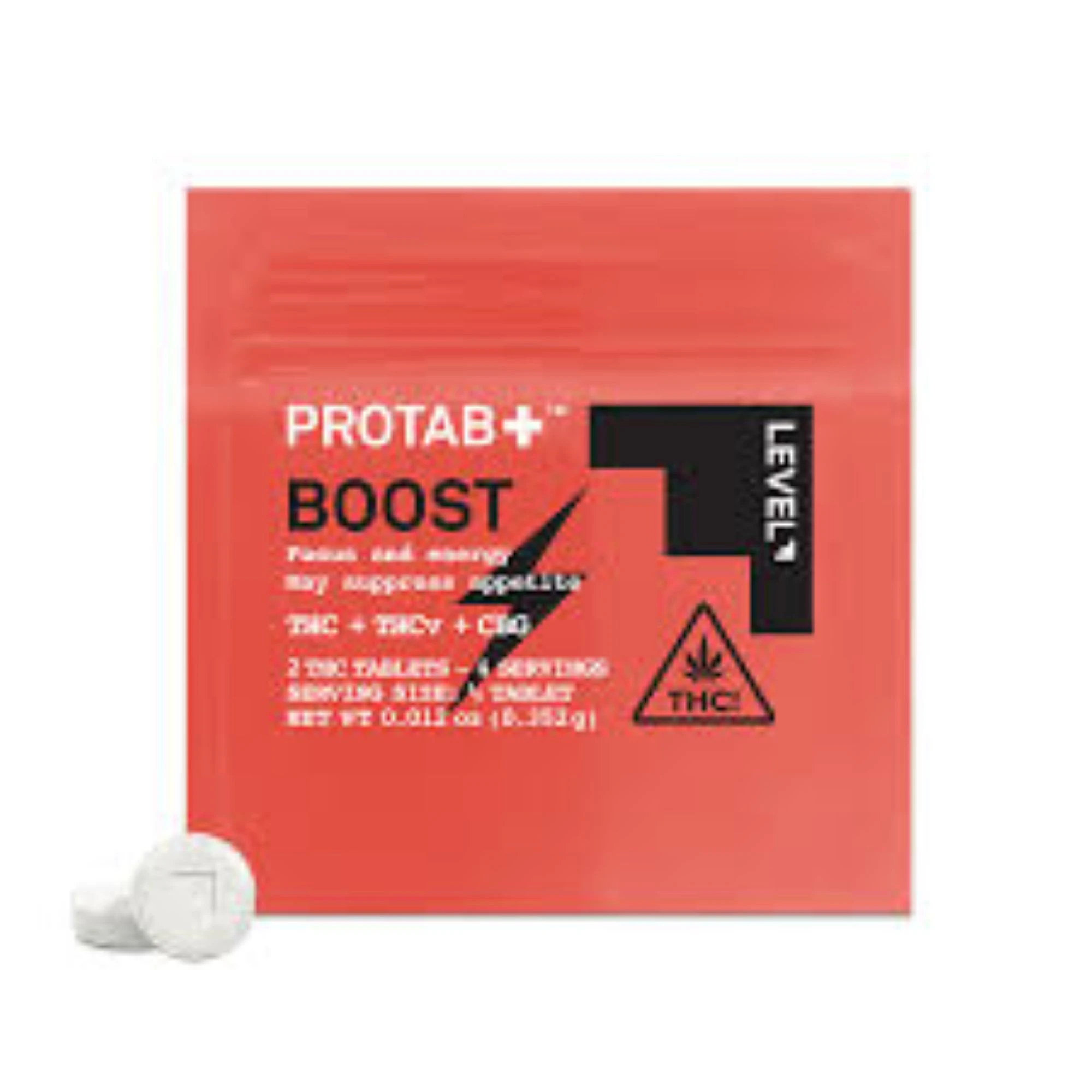 LEVEL - LEVEL PROTAB SINGLE BOOST THC:THCv:CBG Main Image