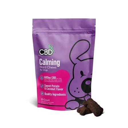 CBDfx Dog Treats 600mg - CBDfx dog hard chews 600mg cbd Main Image