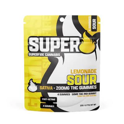 SUPERFIRE - Sour Lemonade 200mg Adult-Use Main Image