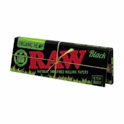 Raw Black Organic Hemp Papers