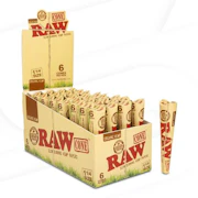 Classic Raw Organic Cones 6pk