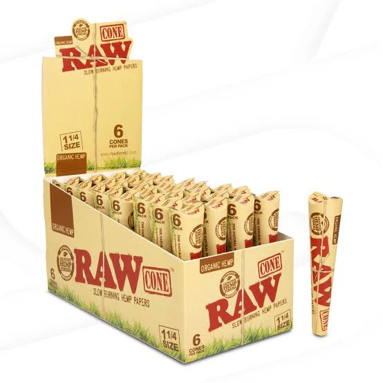 Raw - Classic Raw Organic Cones 6pk Main Image