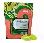 X| MFNY | Sour Green Apple x Sour Diesel | Live Resin | Gummmies | 10pk