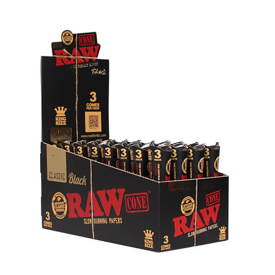 Raw - Raw Black Cone King 3pk Main Image