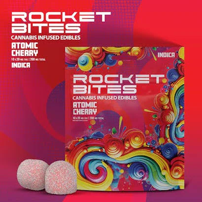 Rocket Bites - Rocket Bites - Atomic Cherry 200mg Main Image