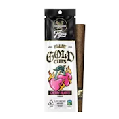 [Claybourne Co.] Live Resin Infused Gold Cuts Blunt - 1.5g - Cherry Hearts (H)