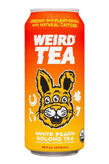 Alo - Weird Tea - 16oz Non-Infused Beverage - White Peach Oolong Tea Main Image