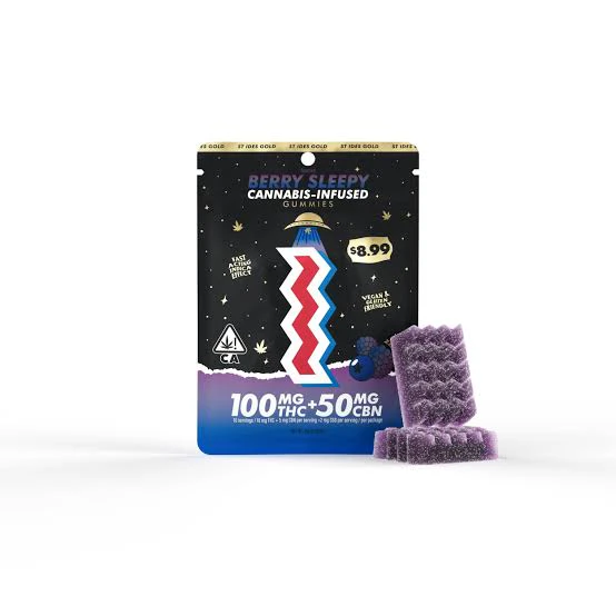 ST IDES - [St. Ides] 2:1 THC:CBN Gummy - 100mg - Berry Sleepy (I) Main Image
