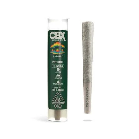 CBX: Cannabiotix - CBX - Preroll - Zatomic - 0.75G Main Image