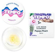 Tempo - [Tempo] Live Resin Diamonds - 1g - Papaya Peach (I) Main Image