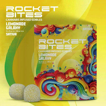 Rocket Bites - Rocket Bites - Lemonade Galaxy 200mg Main Image