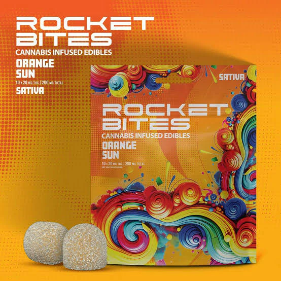 Rocket Bites - Rocket Bites - Orange Sun 200mg Main Image