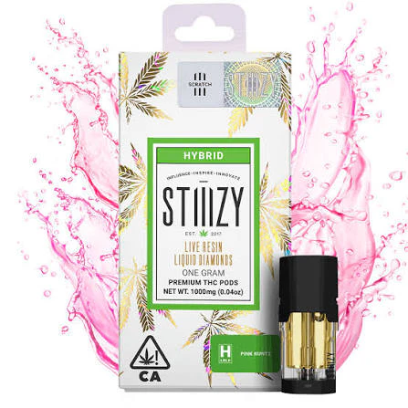 STIIIZY - Pink Runtz - 1g Live Resin Liquid Diamonds Pod Main Image