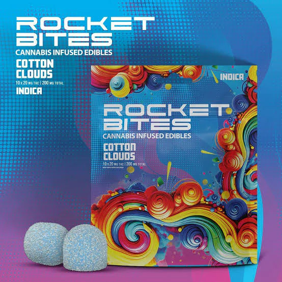 Rocket Bites - Rocket Bites - Cotton Clouds 200mg Main Image