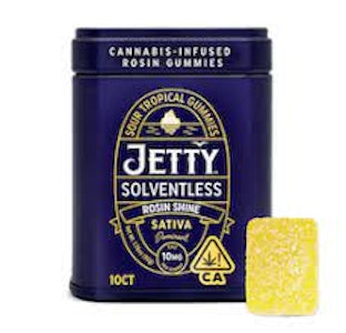 Jetty - Jetty Rosin Gummies Sour Orange Rosin Shine 100mg