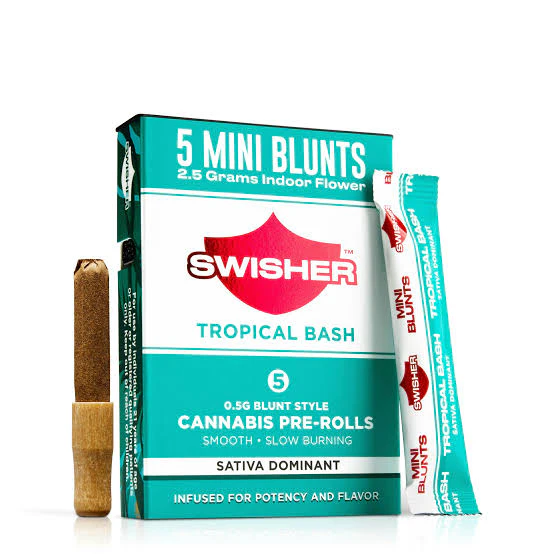 Swisher - Tropical Bash (0.5g x 5pk Infused Mini Blunts) Main Image