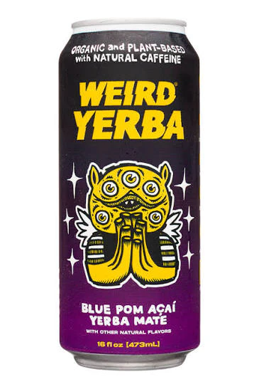 Clean Cause - Weird Tea- 16oz. Non-Infused Beverage - Acai Pomegranate Yerba Mate Main Image