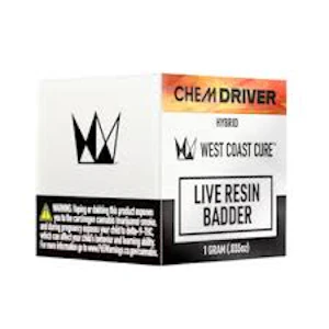 WEST COAST CURE - West Coast Cure - Live Resin Badder - Chem Driver - 1G