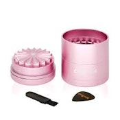 Ongrok 5 Piece, Flower Petal Toothless Grinder with Storage (Pink)