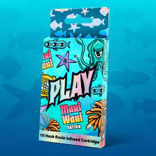 Play Michigan - Maui Waui (1g Hash Rosin Infused 510 Cart) Main Image