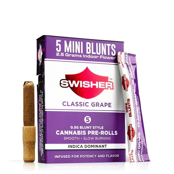 Swisher - Classic Grape (0.5g x 5pk Infused Mini Blunts) Main Image