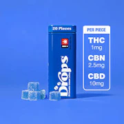 DROPS: Blueberry 20pk/20mg:50mg:200mg (THC/CBN/CBD)