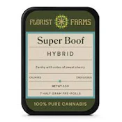 X| Florist Farms | Super Boof | Prerolls | 7pk | .5g