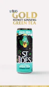 [St Ides] Tea - 100mg - Honey Ginseng Green Tea  (H)