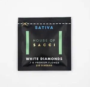 House of Sacci - White Diamonds - 0.7g Flower Main Image