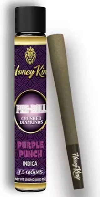 Honey King - Purple Punch 1.5g Diamond Infused Preroll - Hybrid | Honey King Main Image