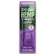 Zig-Zag - Zig Zag Flavored Hemp Wraps 2pk OG Purp Main Image