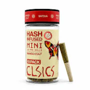 Clsics Hash Infused 10pk Prerolls 3g Mango Cult